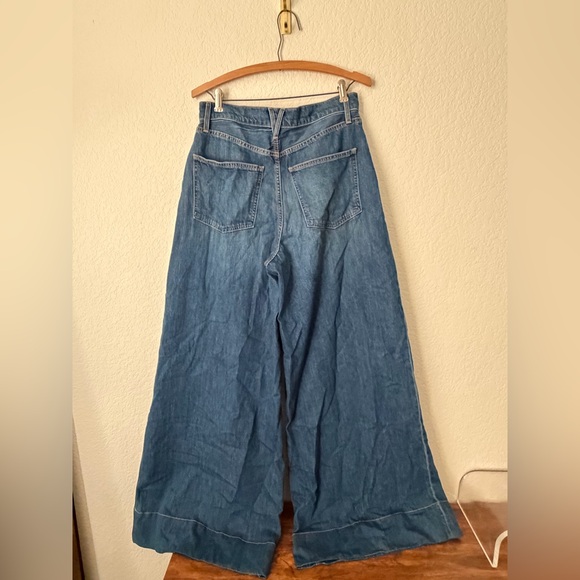 Veronica Beard Haizley Wide-Leg Jeans 100% Cotton - Picture 4 of 9